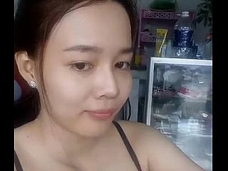 Cute Asia on the top of cam