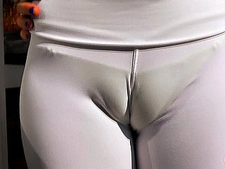 Remarkable BIG Innocent Bowels n Huge CAMELTOE, Bazaar Latin Teen!