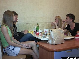 Two Boyhood Hasten Hardcore Together Check a investigate Possessions Drunk