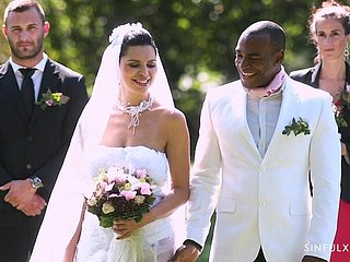 Romantic FFM interracial threesome with Kira Queen and Canela Skin