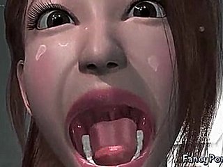 Hot Babe zasysające animowane ogromny Dicka