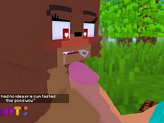порно де Minecraft (SlipperyTum)