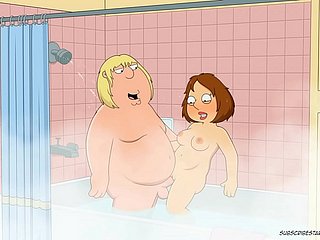 Meg douche neuken