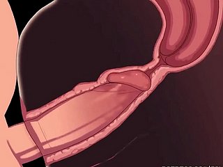 Hentai ongecensureerde animatie - hete blonde heeft een groot orgasme met spasmen