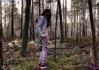 Schoolgirl had Sensual Sex with PE Teacher in the Forest