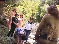Asiatique Of age Mélange Orgie-Segment 1