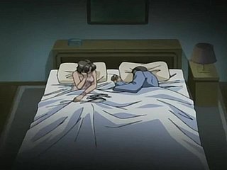 Hotties de anime gemidos docemente enquanto faz seus vags fodidos com força