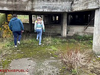 real bush-leaguer girl has sex in be the source with a tagger, he cums on me