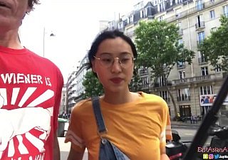 Chinese Asian June Liu Creampie - SpicyGum Fucks American Man in Paris x Jay Outside of Presents