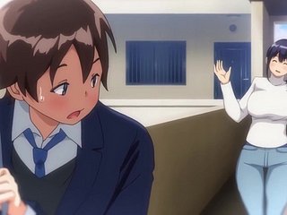 Hentai Milf bir genç adamı baştan çıkardı ve onun horozundan bir krema aldı