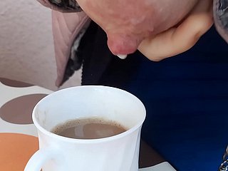 Break bread coffee in the air milk!