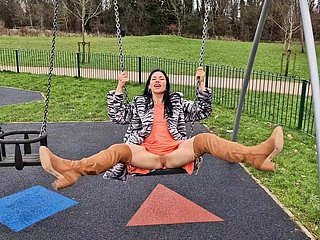 Disconsolate on tap the playground