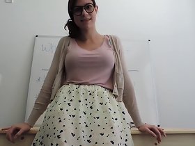 Jovem quente e professor tesão