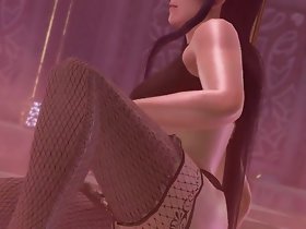 Flat or humming Nyotengu poledance