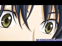 Hentai joyful mendapat panas fucked di atas katil