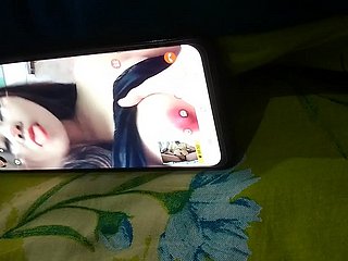 miga desi indyjskiego kutasa reach chińskiej dziewczyny przed kamerką