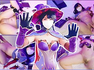 Mona dari Genshin Full force Setuju Untuk Vdieo Dewasa Karena Dia Sangat Membutuhkan Mora!