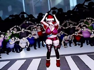 巨乳青少年跳舞 - 性感胸部物理（3D 无尽）