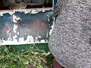 Labia clasped coupled with tortured unaffected by hammer away porch
