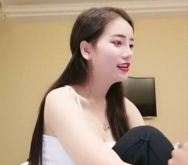 Chinese streamer rewards their way best fan with a blowjob together with sex