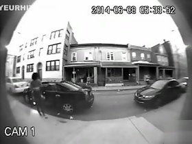 cctv pissing woman