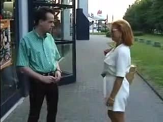 Son Barbara lets some guy undress will not hear of close to nice retro bracket