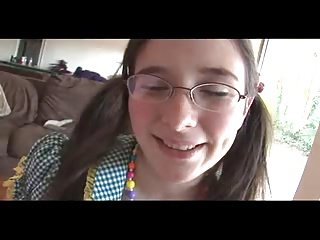 Nerdy piece of baggage with careful pair with an increment of nipples fucked
