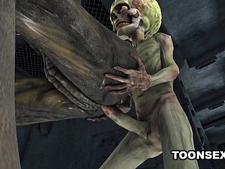 3D panas From Babe in arms Gets Fucked oleh Marikh