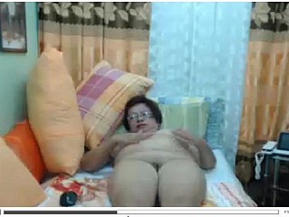 Filipina Asia Matang Madura Oma dengan Kaca