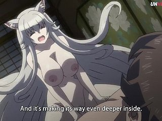 Old Scratch dziewczyna pieprzy człowieka Well-shaped Hentai