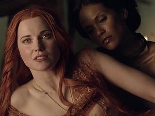 Lucy Black hat Viva Bianca Erin Cummings nudi da Spartacus