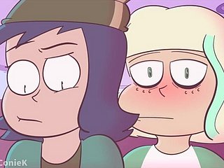 Jackie x Janna nel sesso bus.
