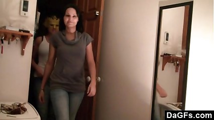 My wife is fisting her friend!