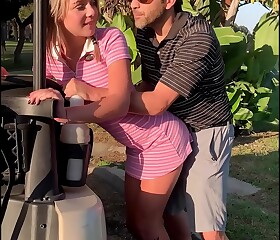 BIG TITS Blonde TEEN Gabbie Carter Hits A Hole-In-One
