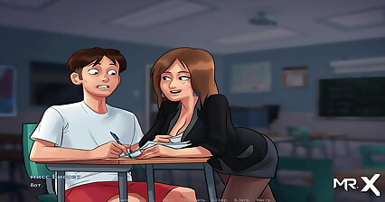 SummertimeSaga - Teacher Gives Her Tits Touch E1 # 44