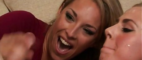 CFNM jerking loving bimbos